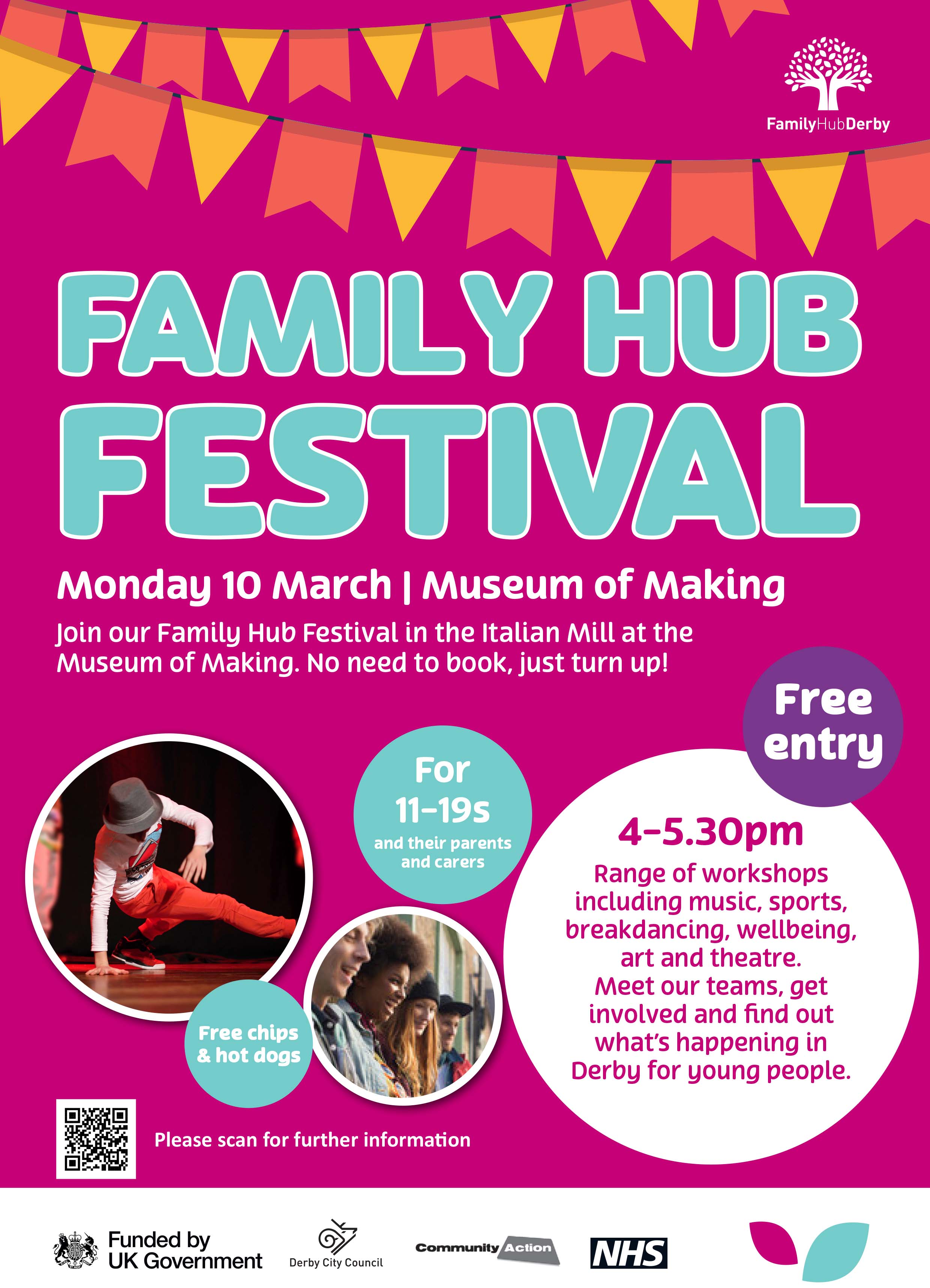 Family Hub Festival Poster