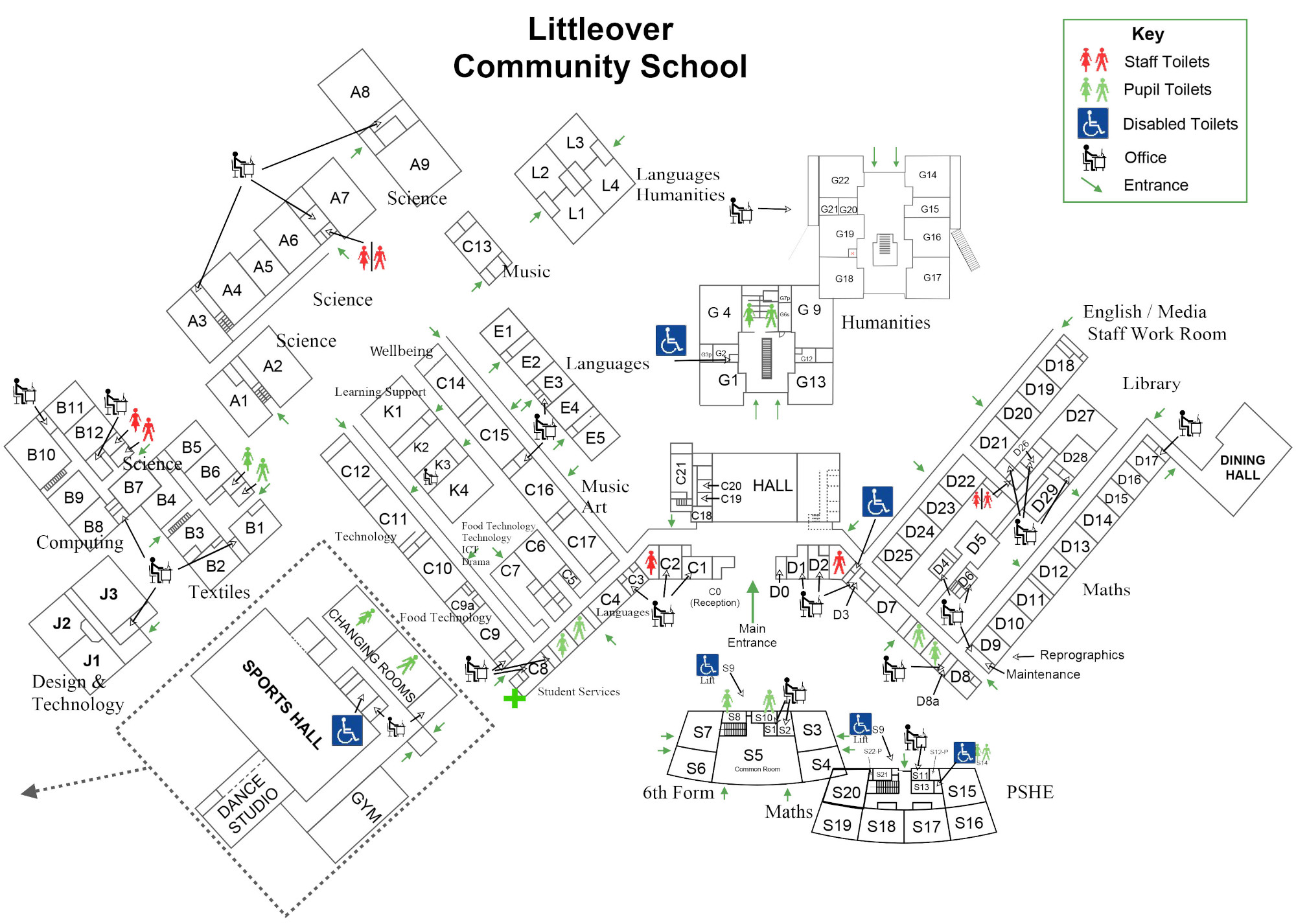 LCS School map